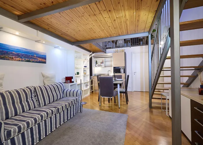 Lägenhet Elegante Loft Vicino Piazza Vittorio Turin